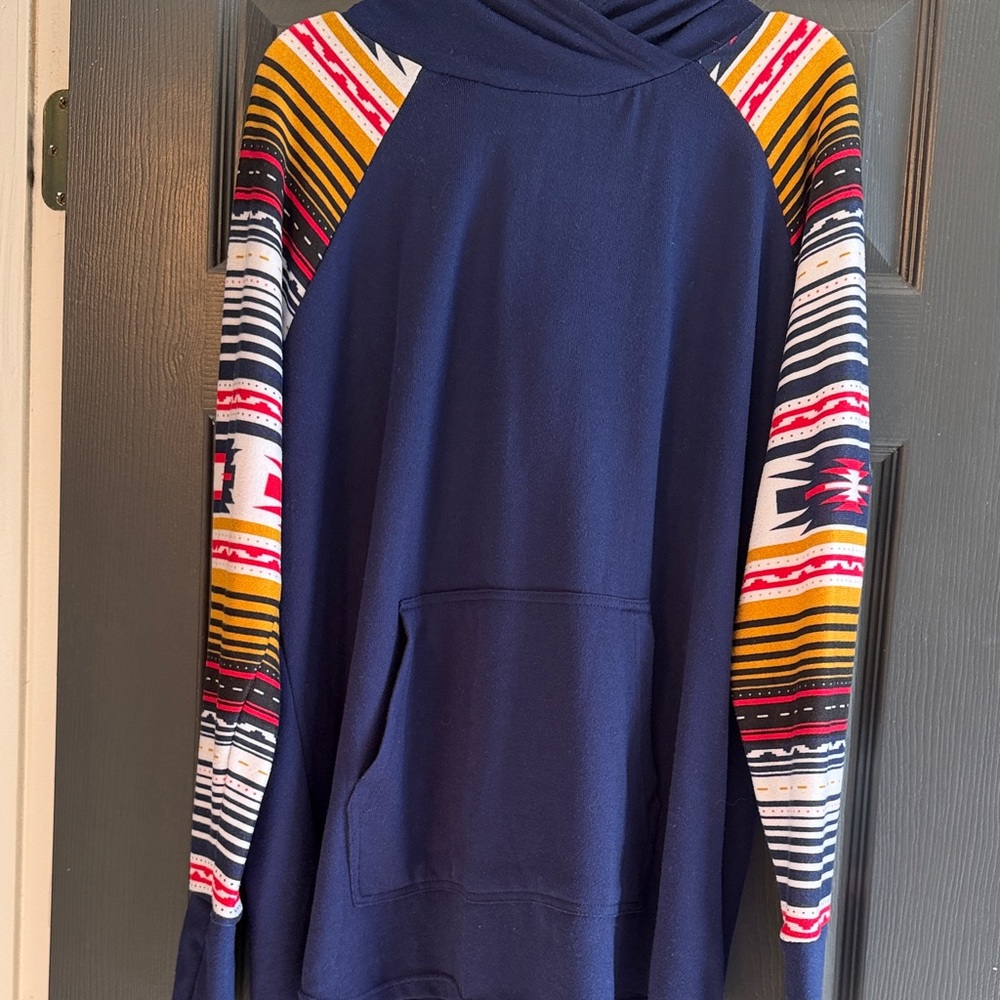 LuLaRoe Aztec print blue Amber